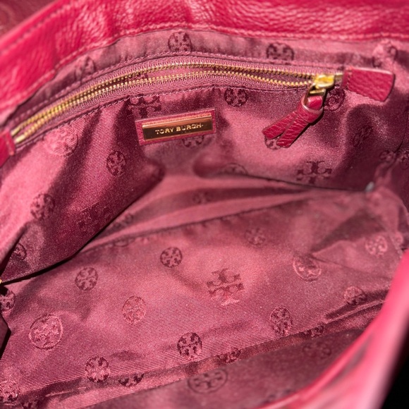 Tory Burch Burgundy Leather Crossbody Bag - Picture 4 of 15